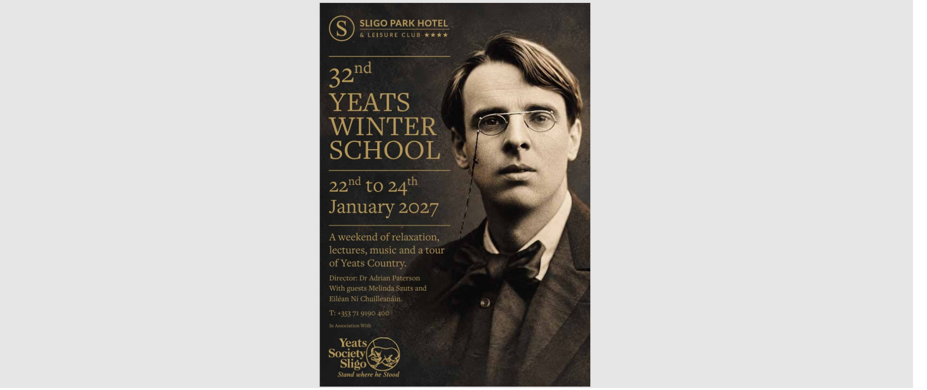Yeats Winter School Sligo