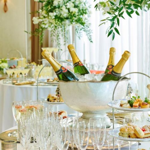Drinks reception with canapes