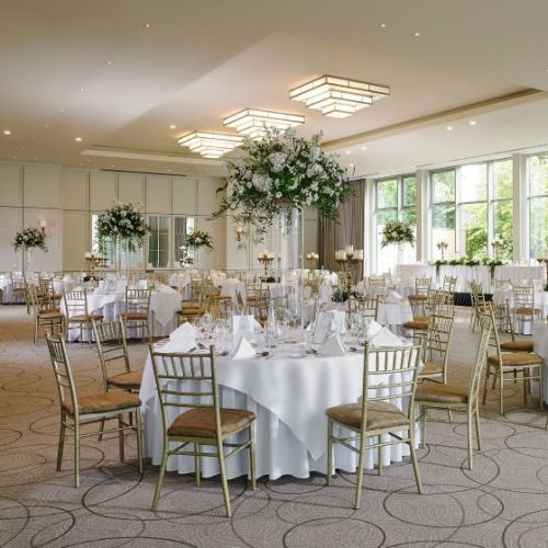 Sligo Park Suite wedding set up
