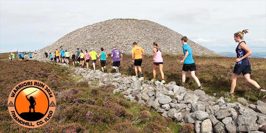 Warriors-Run logo and running photo