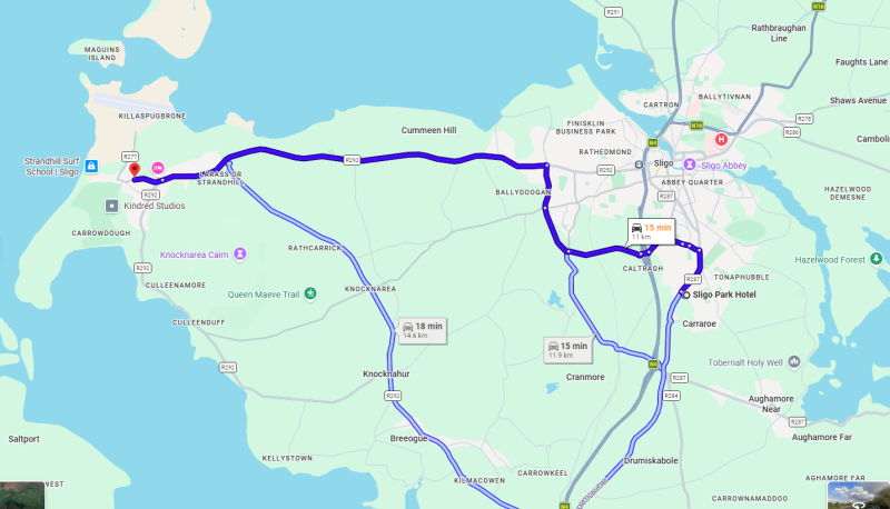 strandhill_map.png ( Strandhill direction) strandhill map